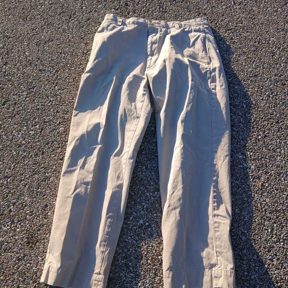 Banana Republic Pants Mens 38x32 Beige Emerson Chino Straight Leg Casual Cotton
